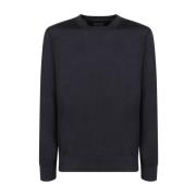 Midnight Blue Fijngebreide Jumper Givenchy , Blue , Heren