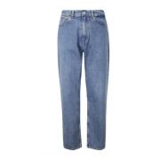 Straight Cotton Jeans voor Mannen Our Legacy , Blue , Heren