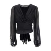 Boter Shirts voor Vrouwen Elisabetta Franchi , Black , Dames