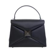 Pre-owned Leather handbags Valentino Vintage , Black , Dames