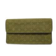 Pre-owned Fabric wallets Louis Vuitton Vintage , Green , Dames