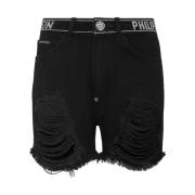 Dames Jeans Denim Ss24 Philipp Plein , Black , Dames