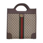 Pre-owned Coated canvas gucci-bags Gucci Vintage , Brown , Dames