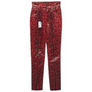 Pre-owned Denim jeans Dolce & Gabbana Pre-owned , Red , Dames