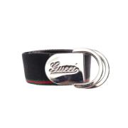 Pre-owned Canvas belts Gucci Vintage , Black , Dames