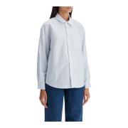 Gestreepte Boyfriend Overhemd A.p.c. , White , Dames