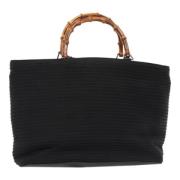 Pre-owned Nylon handbags Gucci Vintage , Black , Dames