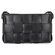 Pre-owned Leather pouches Bottega Veneta Vintage , Black , Dames