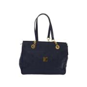 Pre-owned Nylon handbags MCM Pre-owned , Blue , Dames