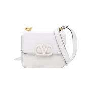 Pre-owned Leather handbags Valentino Vintage , White , Dames