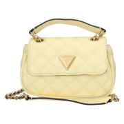 Schoudertas van Kunstleer Guess , Yellow , Dames