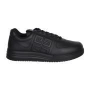 Zwarte Sneakers 4G Logo Ingelegd Givenchy , Black , Heren