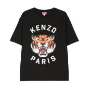 Stijlvolle heren T-shirts en polo's Kenzo , Black , Heren