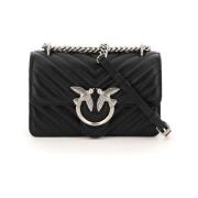 Chevron Love Mini Icon Tas Pinko , Black , Dames