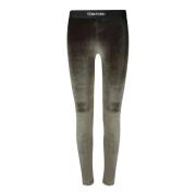 Groene high-waisted leggings Tom Ford , Green , Dames