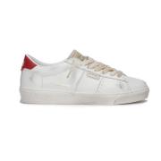 Witte Matchstar Sneakers met Rode Hiel Golden Goose , White , Dames