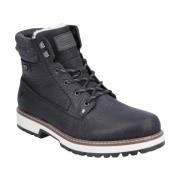 Gevoerde Winterlaarzen met Spikes voor Heren Rieker , Black , Heren