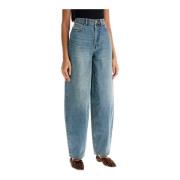 Denim Barrel Sketch Illustr Jeans Zimmermann , Blue , Dames