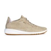 Beige Veterschoenen voor Vrouwen Geox , Beige , Dames