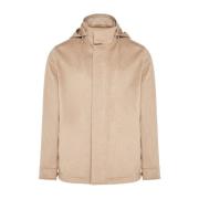 Kasjmierjas met afneembare capuchon Ermenegildo Zegna , Beige , Heren