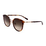 Metalen Frame Zonnebril in Havana MCM , Brown , Dames