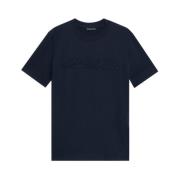 Logo Katoenen T-shirt Brooks Brothers , Blue , Heren