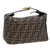 Pre-owned Canvas handbags Fendi Vintage , Brown , Dames