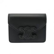 Pre-owned Leather celine-bags Celine Vintage , Black , Dames