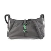 Pre-owned Nylon handbags Yves Saint Laurent Vintage , Gray , Dames