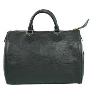 Pre-owned Leather louis-vuitton-bags Louis Vuitton Vintage , Black , D...