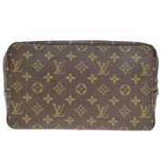 Pre-owned Canvas clutches Louis Vuitton Vintage , Brown , Dames