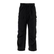 Cargo Flannel Broek met Multi-Zakken Y-3 , Black , Heren