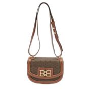 Pre-owned Coated canvas shoulder-bags Bally Pre-owned , Brown , Dames