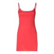 Rode Gebreide Mini Jurk Aw24 Jacquemus , Red , Dames