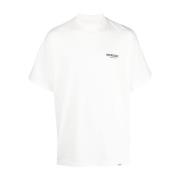 Moderne Logo Print Katoenen T-shirt Represent , White , Heren