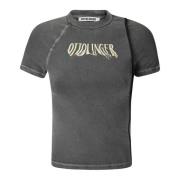 Aansluitende Deconstructed T-shirt Ottolinger , Gray , Dames