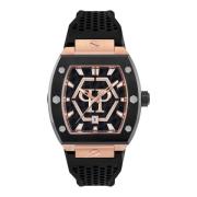 Hexagon Phantom Herenhorloge Philipp Plein , Black , Heren