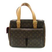 Pre-owned Canvas louis-vuitton-bags Louis Vuitton Vintage , Brown , Da...