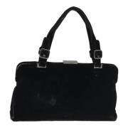 Pre-owned Canvas handbags Prada Vintage , Black , Dames