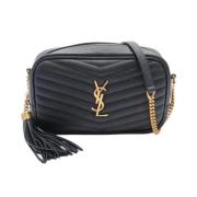 Pre-owned Leather shoulder-bags Yves Saint Laurent Vintage , Black , D...