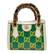 Pre-owned Leather gucci-bags Gucci Vintage , Green , Dames