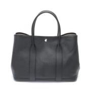 Pre-owned Leather handbags Hermès Vintage , Black , Dames