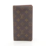 Pre-owned Leather wallets Louis Vuitton Vintage , Brown , Dames