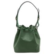 Pre-owned Leather louis-vuitton-bags Louis Vuitton Vintage , Green , D...