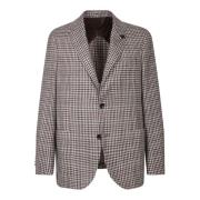 Beige Blazer voor Mannen Aw24 Lardini , Beige , Heren