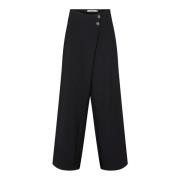 Stijlvolle broek met wijde pijpen RUE de Femme , Black , Dames