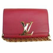 Pre-owned Leather louis-vuitton-bags Louis Vuitton Vintage , Red , Dam...