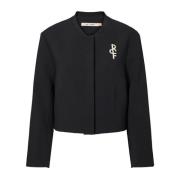 Amarella Blazer Zwart RUE de Femme , Black , Dames