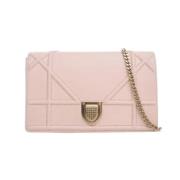 Pre-owned Leather dior-bags Dior Vintage , Pink , Dames