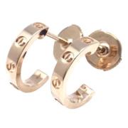 Pre-owned Rose Gold earrings Cartier Vintage , Yellow , Dames